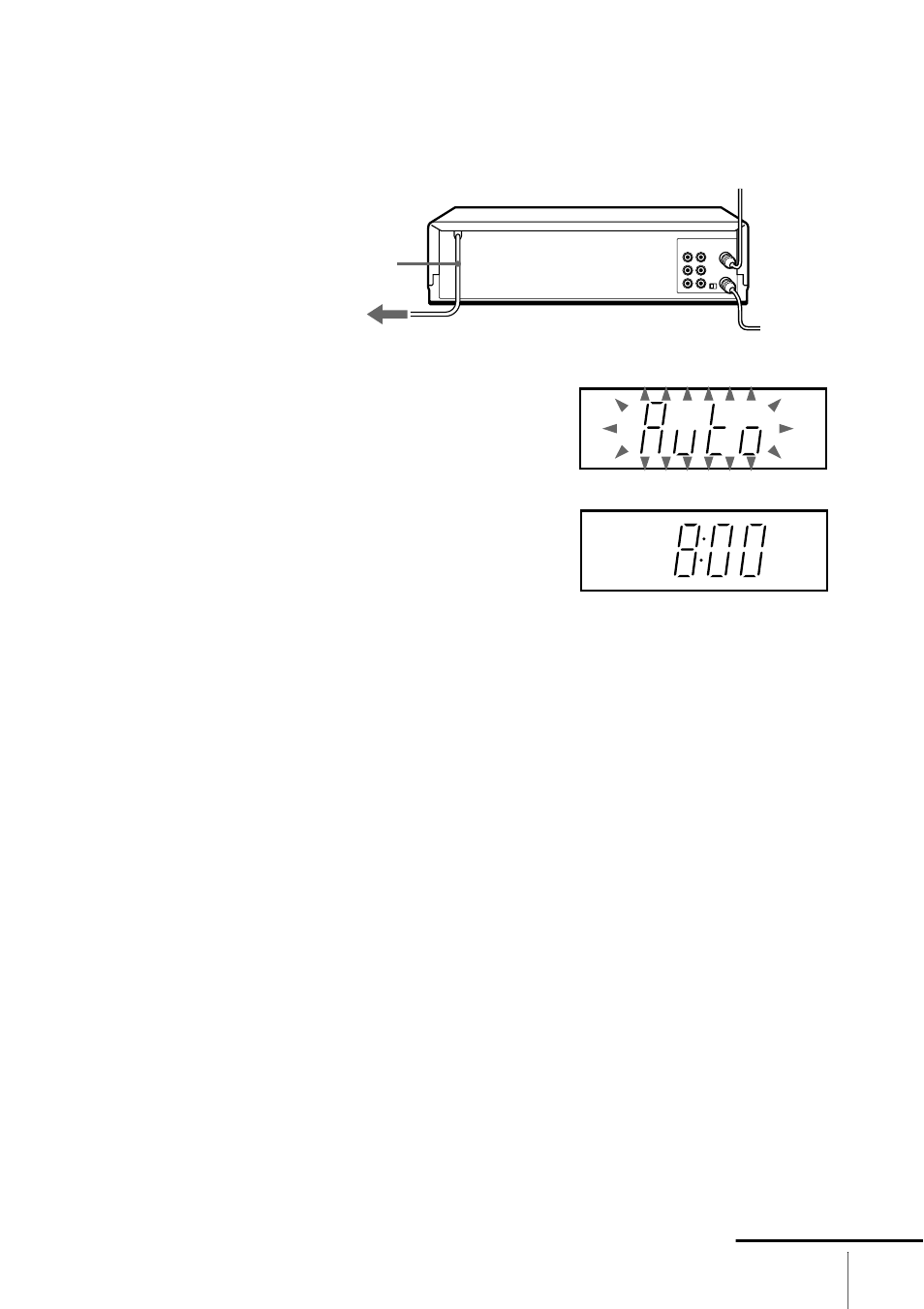 Hookup a : vcr setup | Sony SLV-N51 User Manual | Page 4 / 9