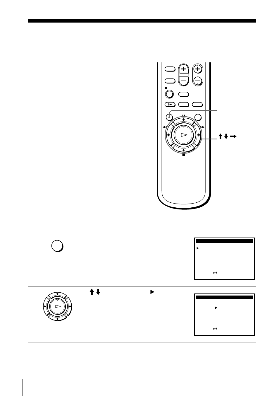 Setting the clock, Press menu | Sony SLV-N51 User Manual | Page 7 / 9