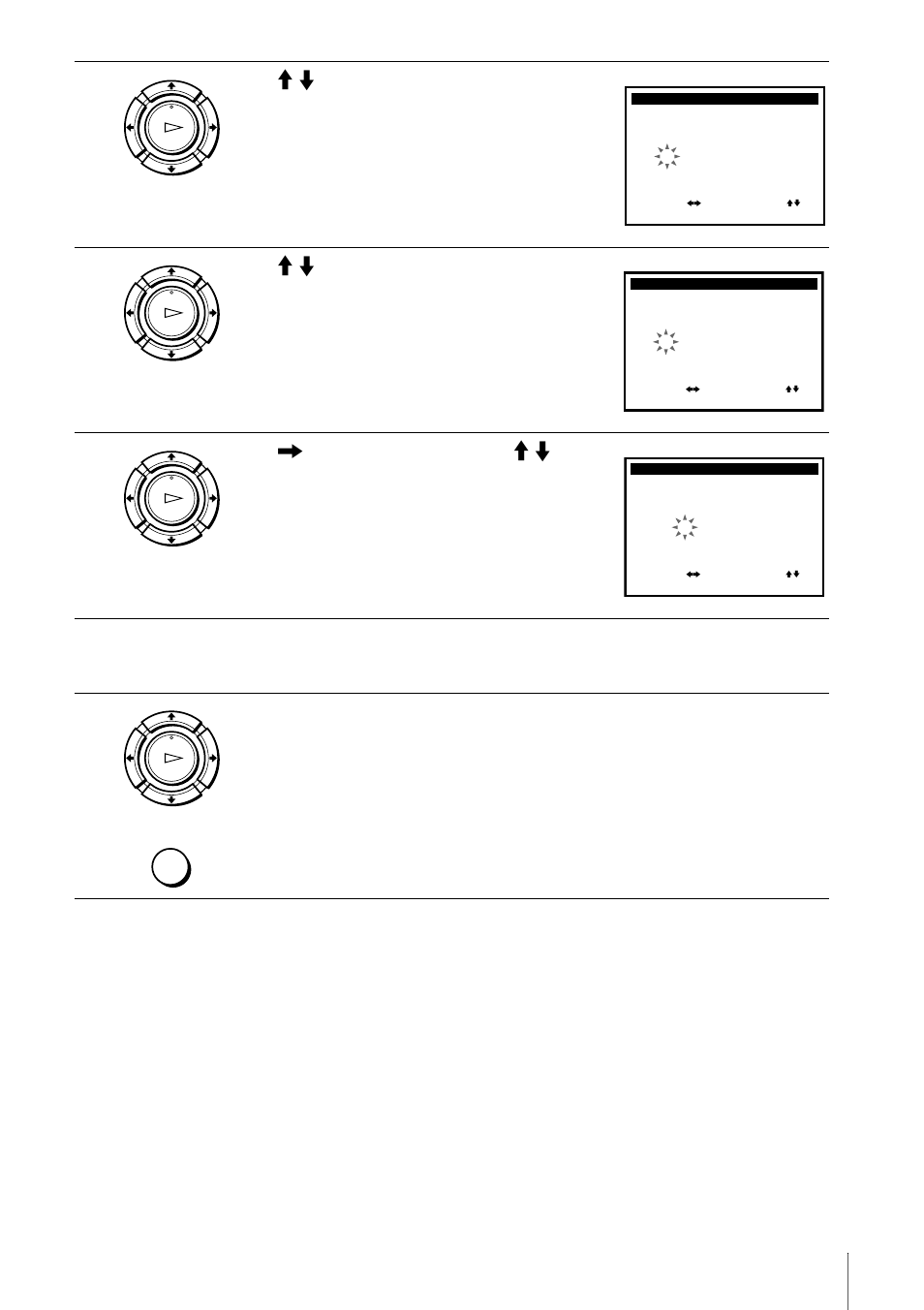 Press m/m to select manual, then press ok, Press m/m to set the month, Press ok or menu to start the clock | Setting the clock | Sony SLV-N51 User Manual | Page 8 / 9