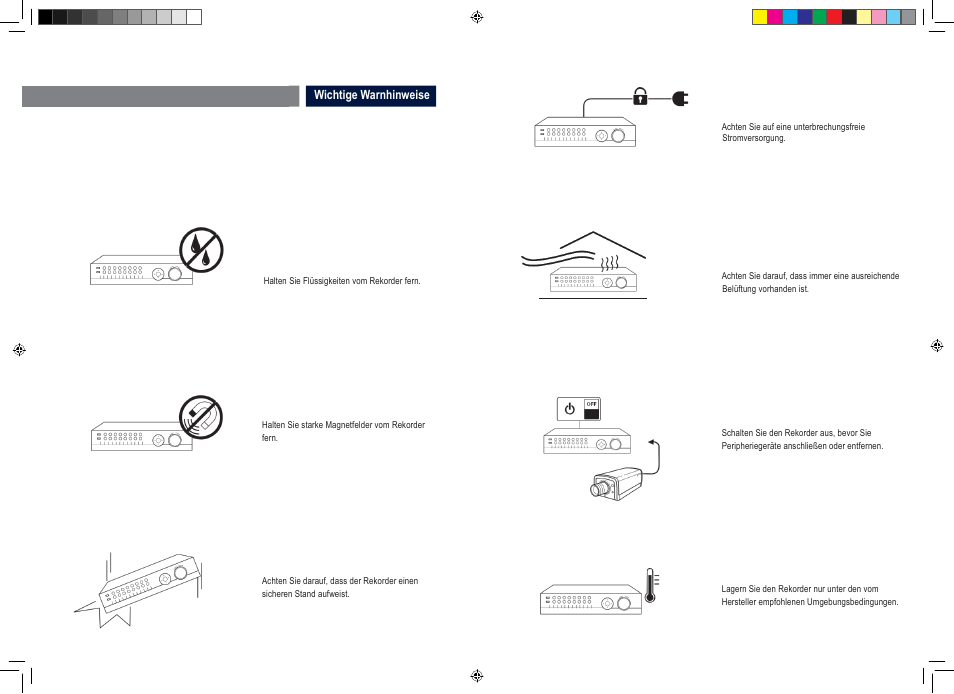 ABUS TVVR45030 Quick operating instructions User Manual | Page 3 / 74