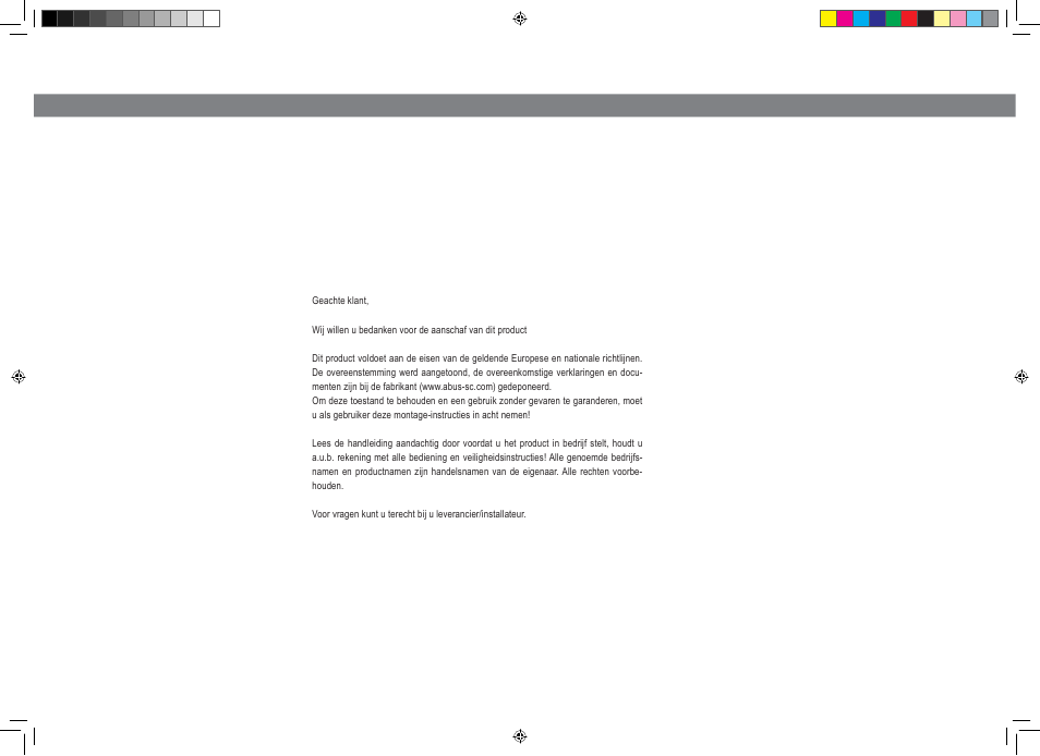 ABUS TVVR45030 Quick operating instructions User Manual | Page 38 / 74