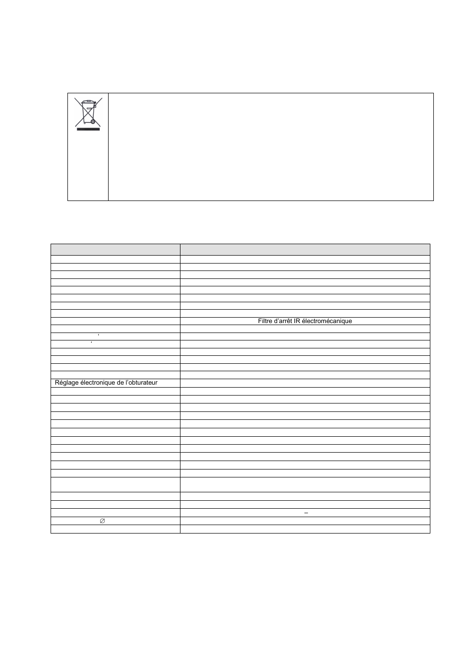 Donnèes techniques | ABUS TVIP82x00 Operating instructions User Manual | Page 202 / 402