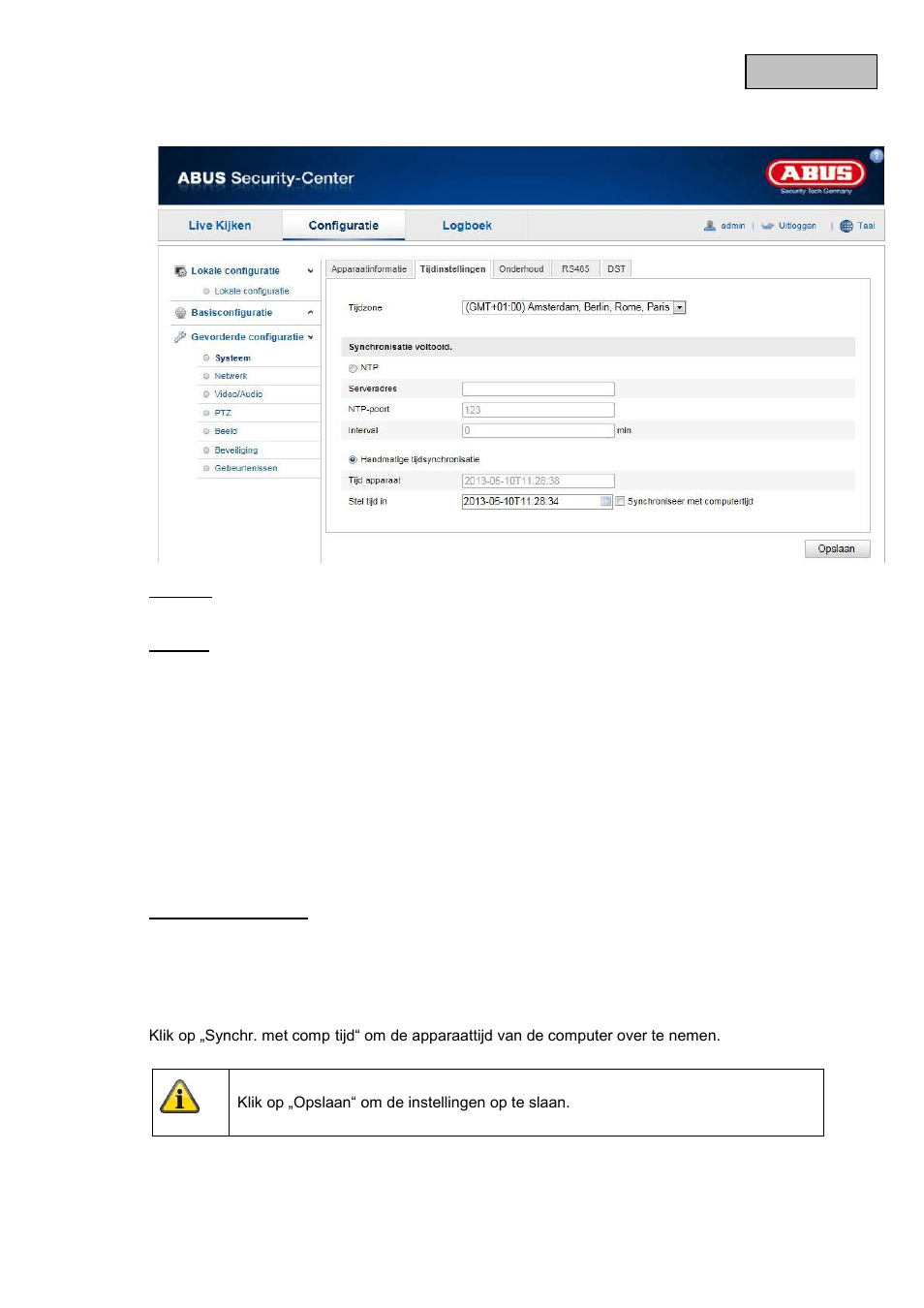 Nederlands | ABUS TVIP82x00 Operating instructions User Manual | Page 224 / 402