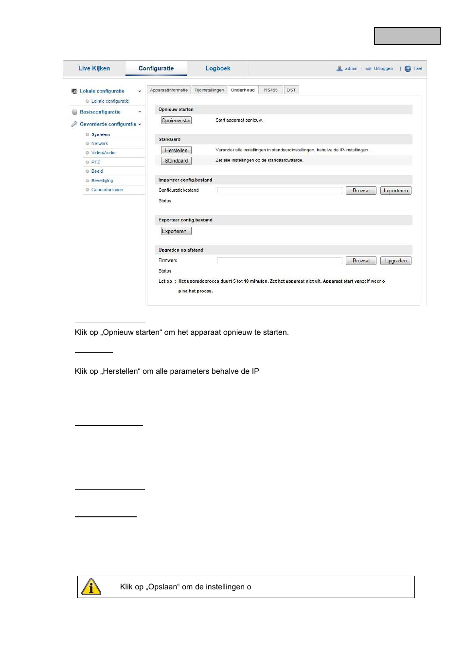 Nederlands | ABUS TVIP82x00 Operating instructions User Manual | Page 225 / 402