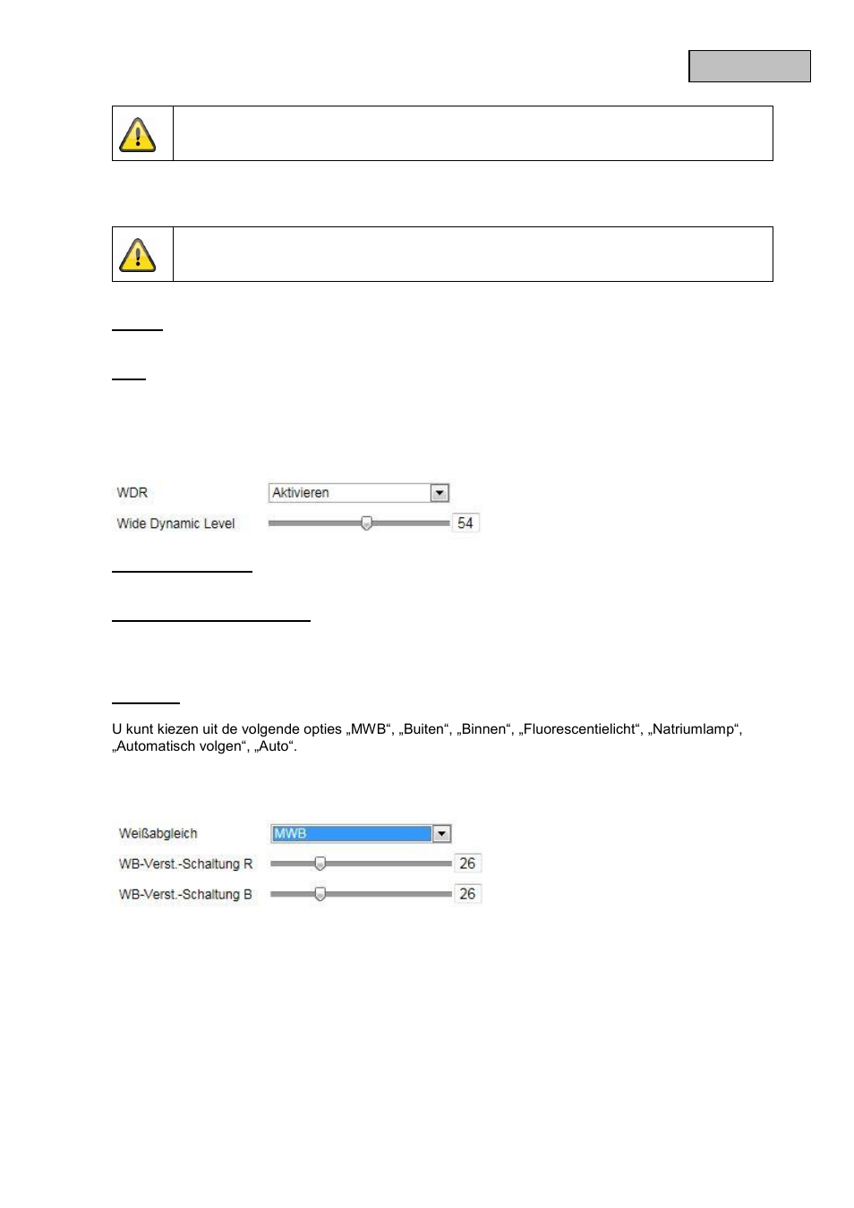 Nederlands | ABUS TVIP82x00 Operating instructions User Manual | Page 249 / 402