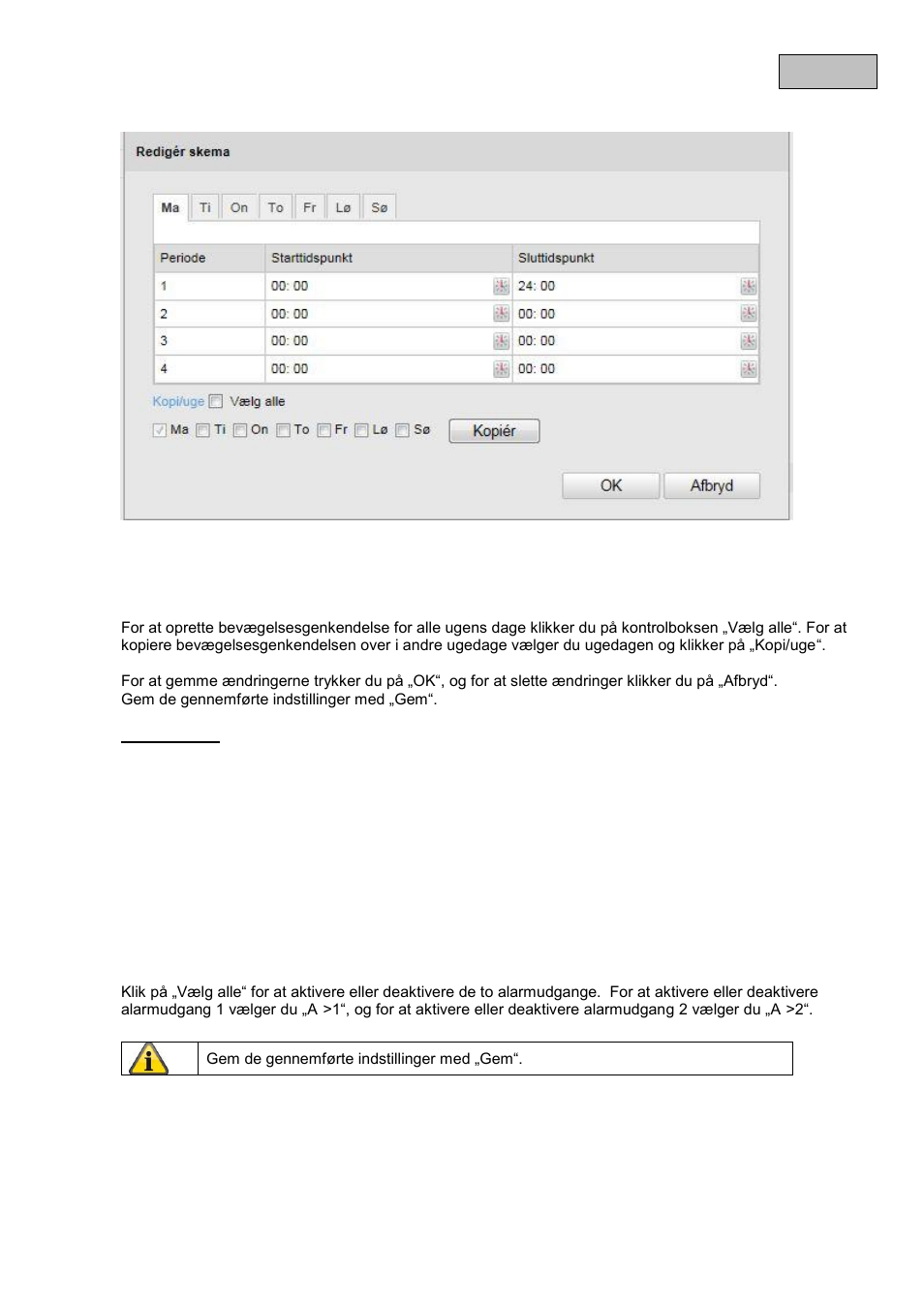 Dansk | ABUS TVIP82x00 Operating instructions User Manual | Page 324 / 402