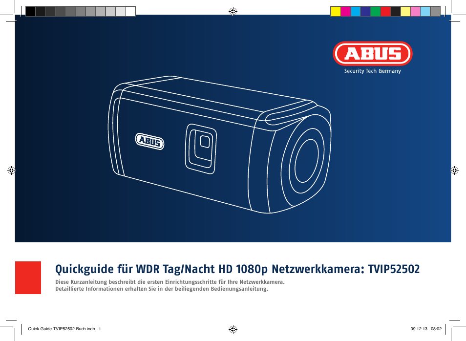 ABUS TVIP52502 Quick operating instructions User Manual | 104 pages