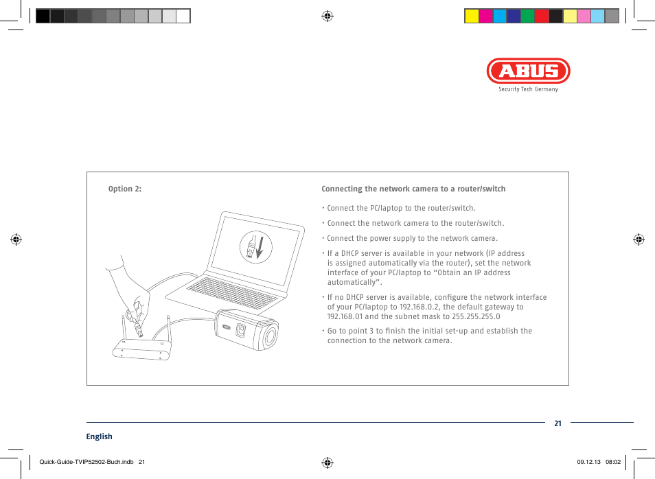 ABUS TVIP52502 Quick operating instructions User Manual | Page 21 / 104