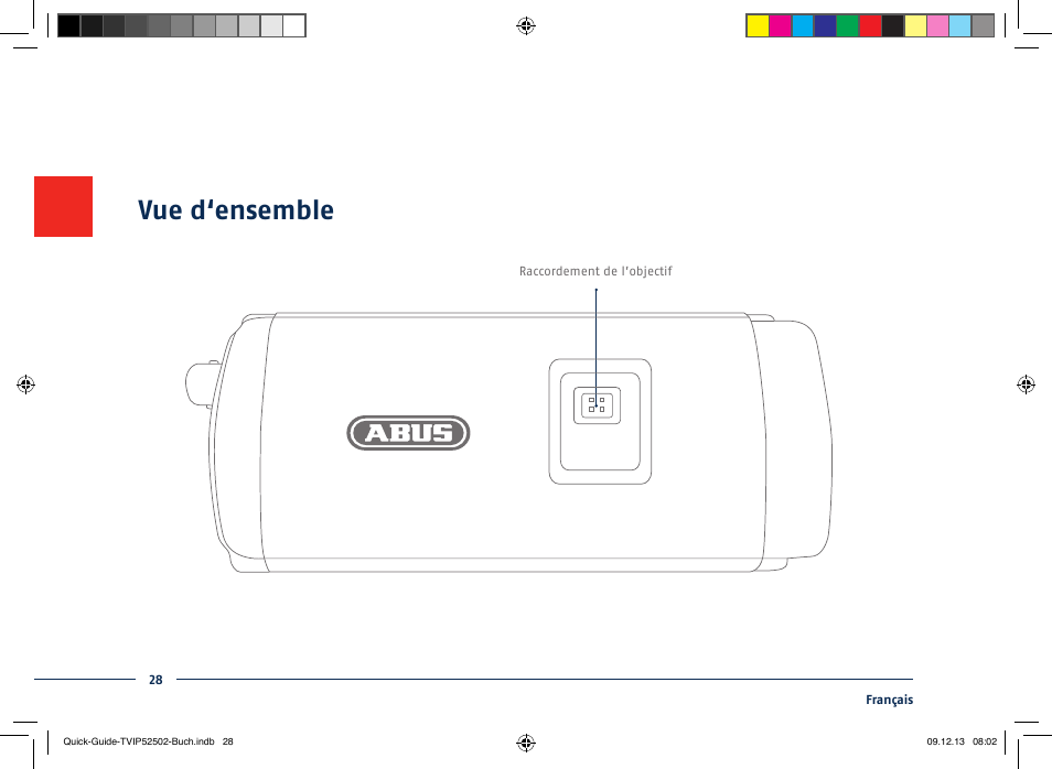 Vue d‘ensemble | ABUS TVIP52502 Quick operating instructions User Manual | Page 28 / 104
