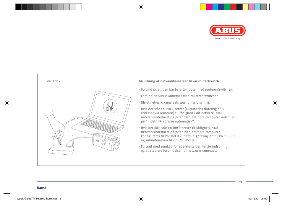 ABUS TVIP52502 Quick operating instructions User Manual | Page 51 / 104