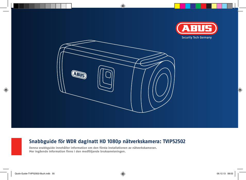 ABUS TVIP52502 Quick operating instructions User Manual | Page 55 / 104