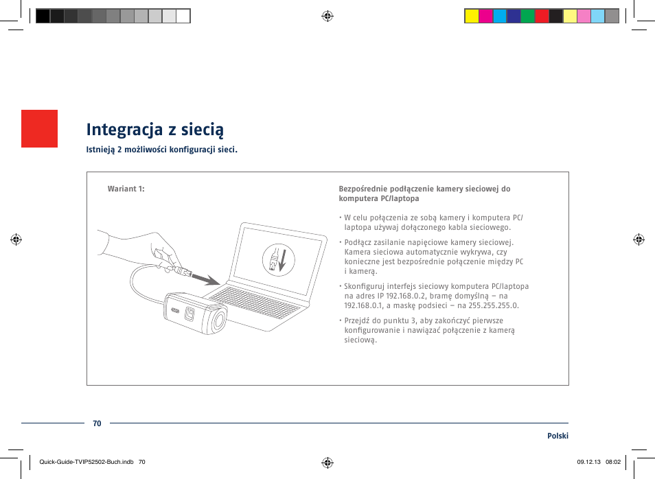 Integracja z siecią | ABUS TVIP52502 Quick operating instructions User Manual | Page 70 / 104