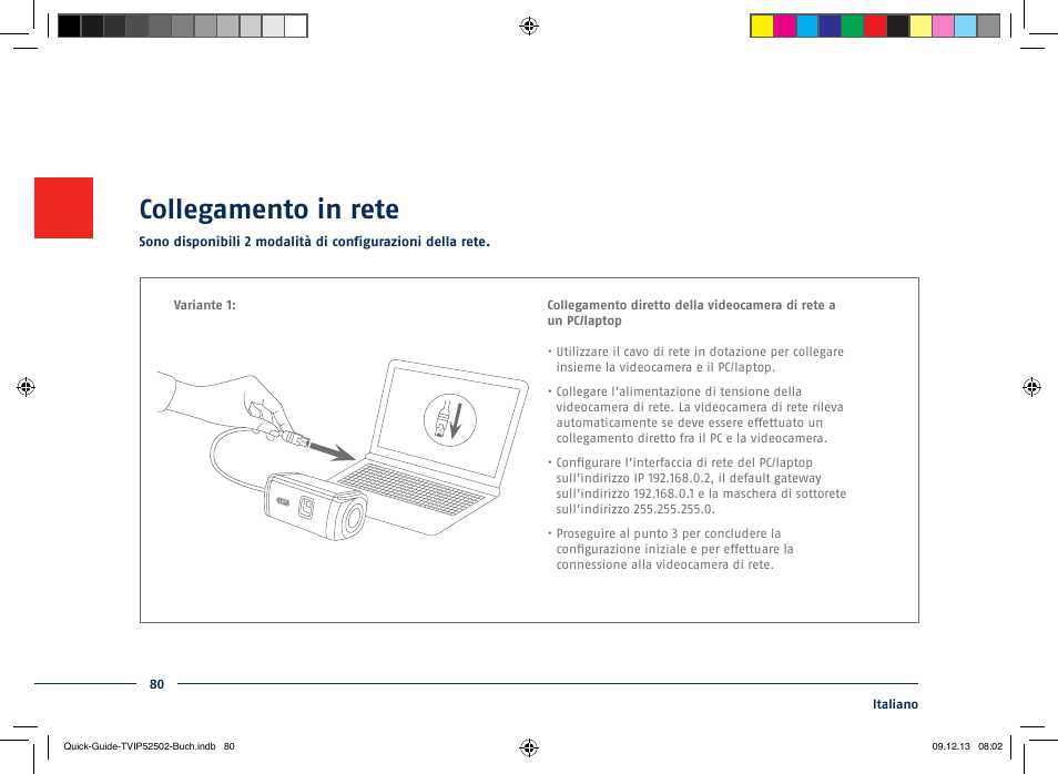 Collegamento in rete | ABUS TVIP52502 Quick operating instructions User Manual | Page 80 / 104