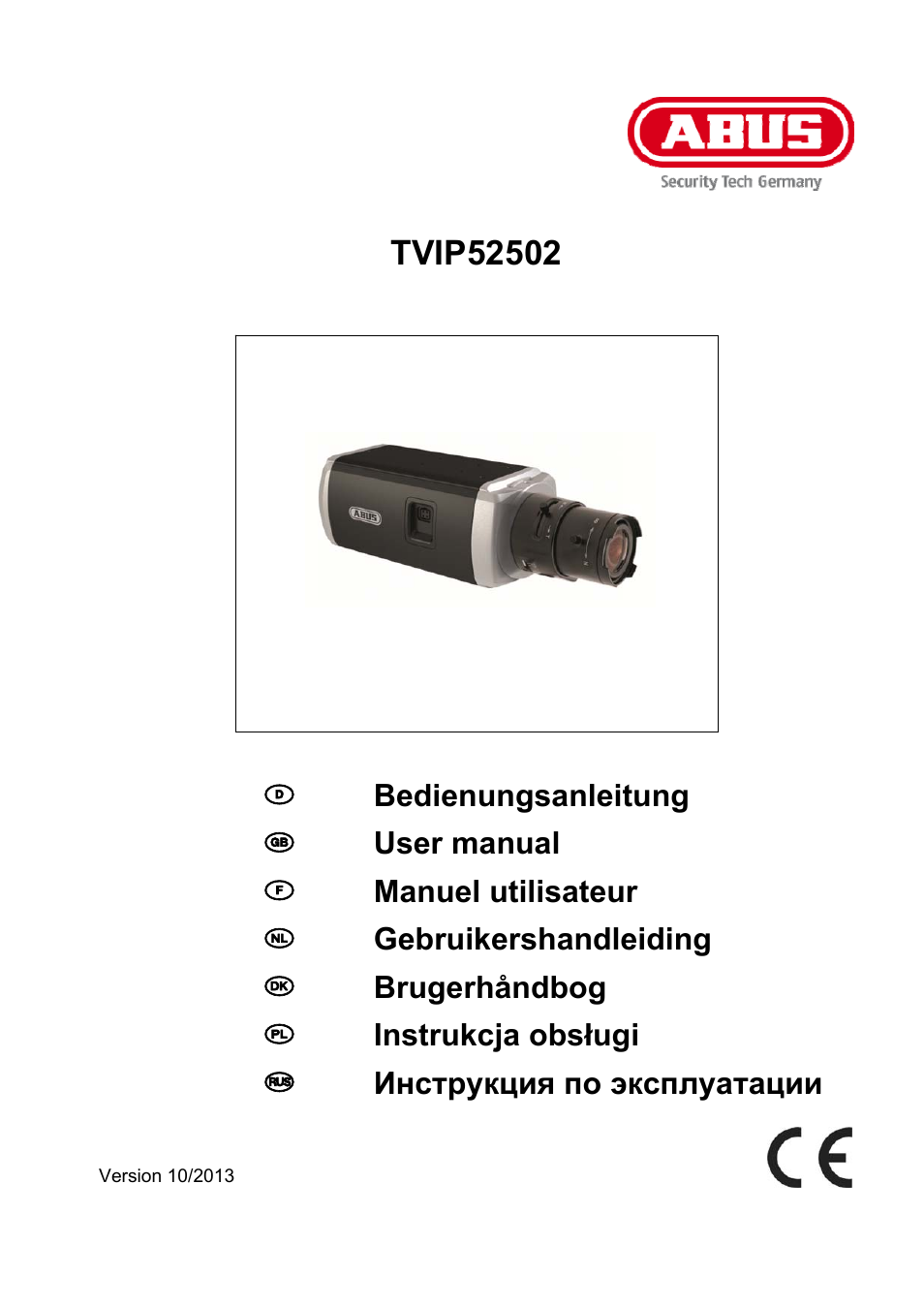 ABUS TVIP52502 Operating instructions User Manual | 385 pages