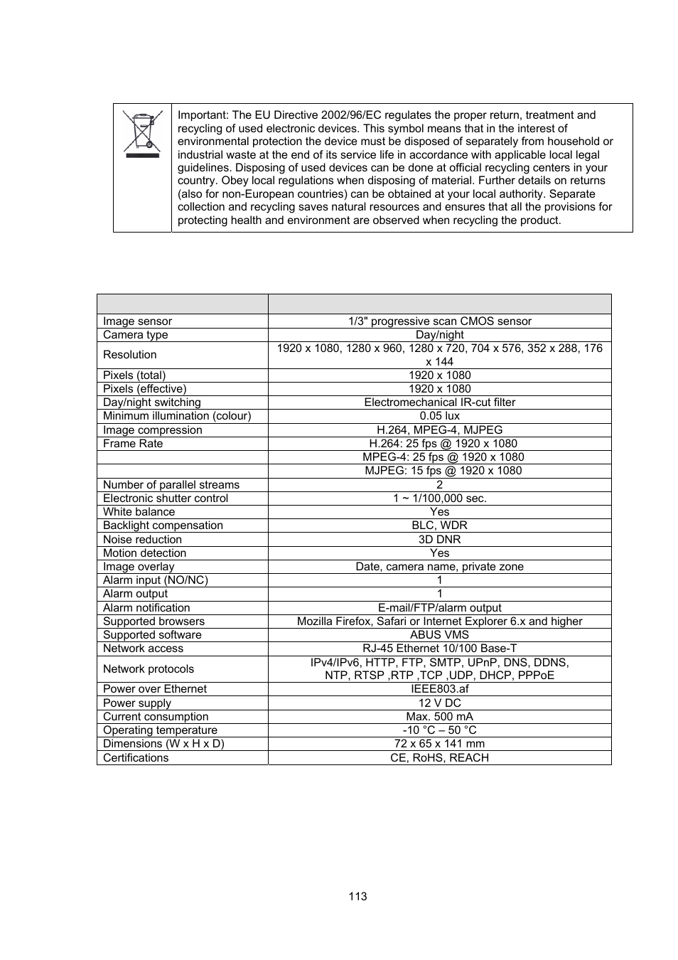 ABUS TVIP52502 Operating instructions User Manual | Page 113 / 385