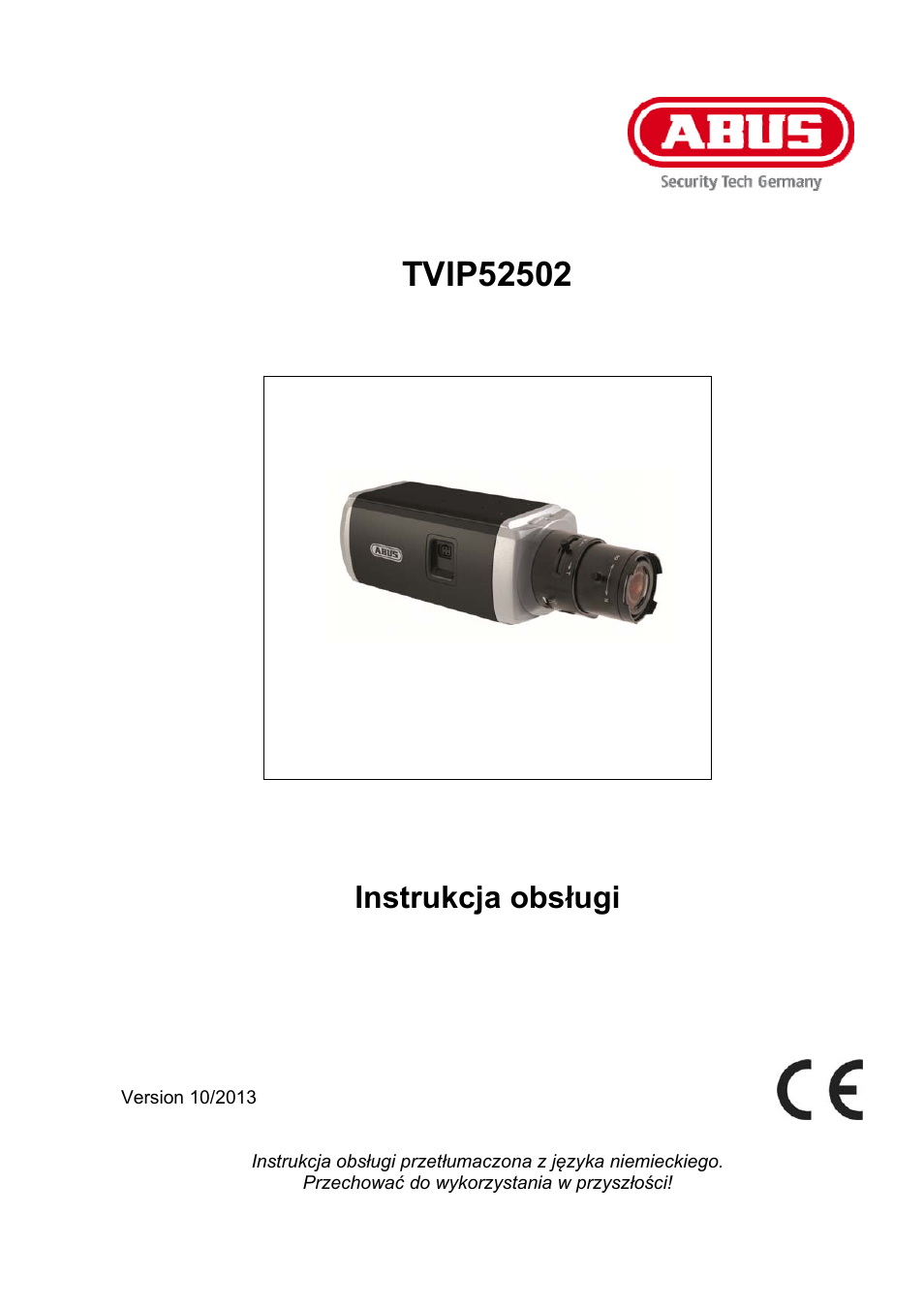 Tvip52502_bda_pl_23-10-2013, Instrukcja obsługi | ABUS TVIP52502 Operating instructions User Manual | Page 275 / 385