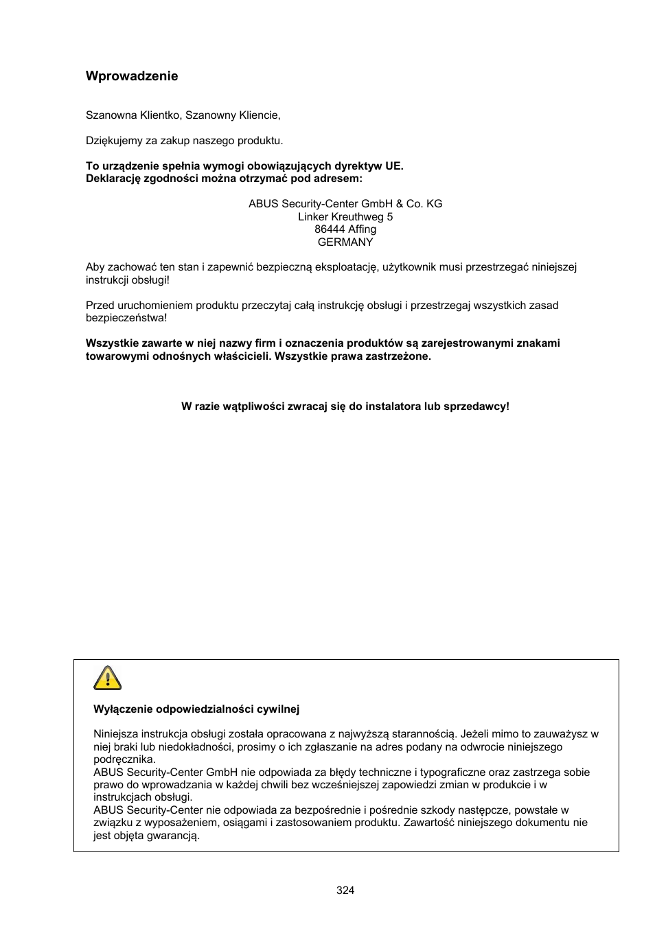 ABUS TVIP52502 Operating instructions User Manual | Page 276 / 385