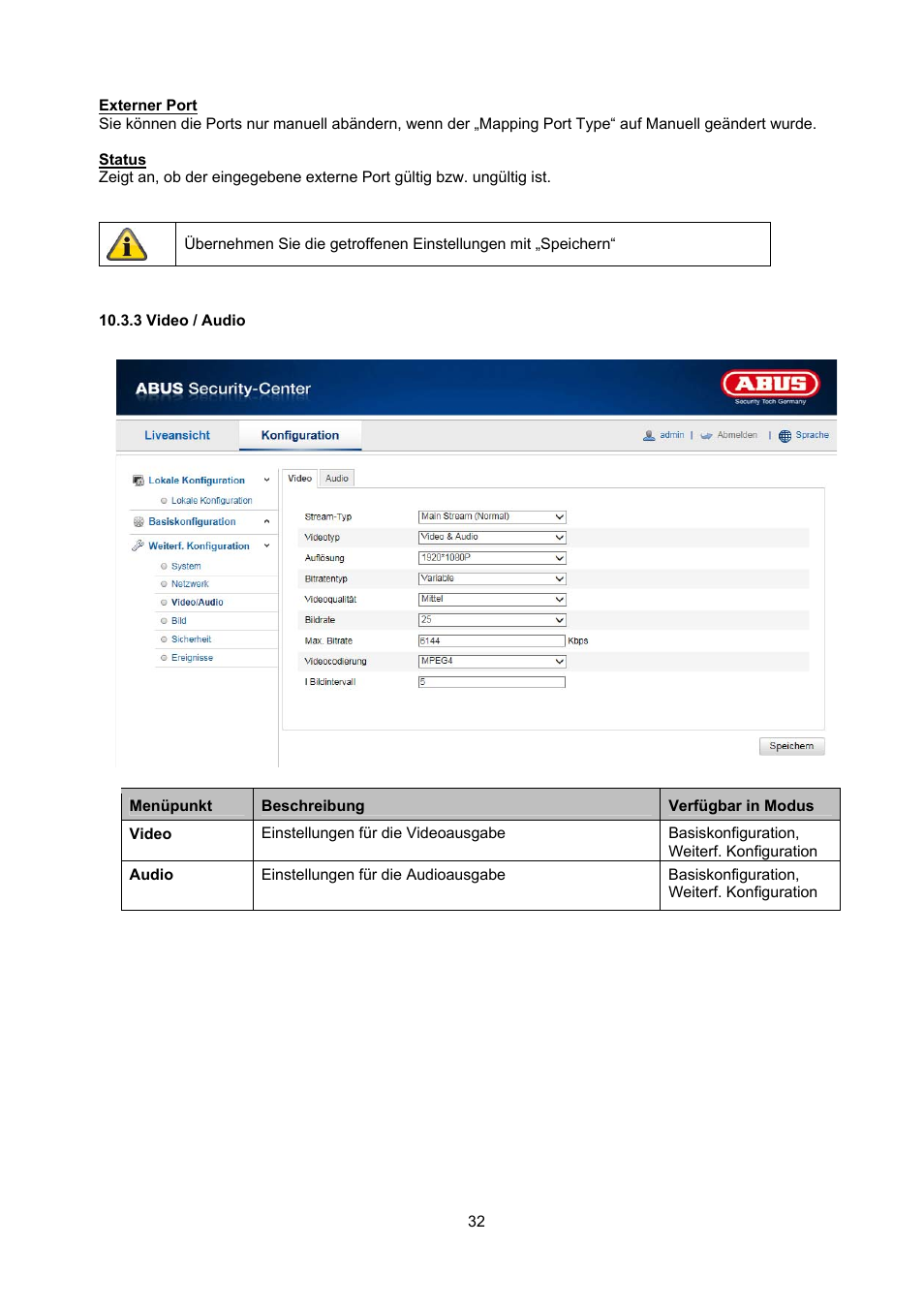 ABUS TVIP52502 Operating instructions User Manual | Page 32 / 385