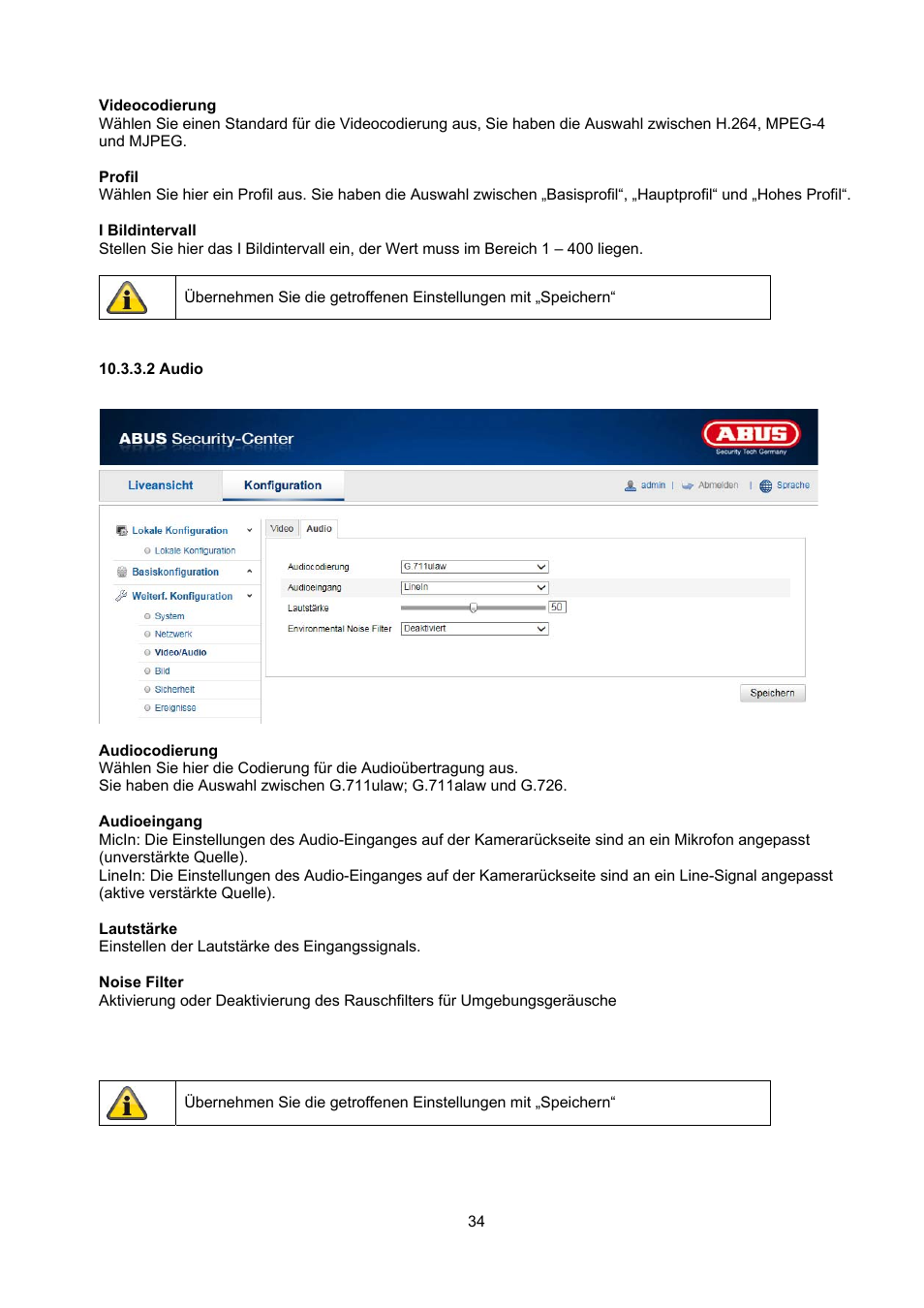 ABUS TVIP52502 Operating instructions User Manual | Page 34 / 385