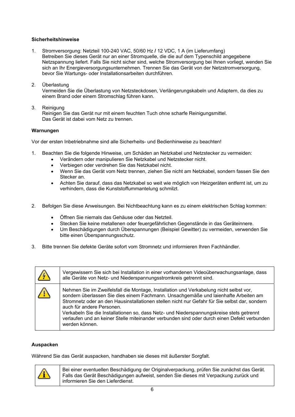 ABUS TVIP52502 Operating instructions User Manual | Page 6 / 385
