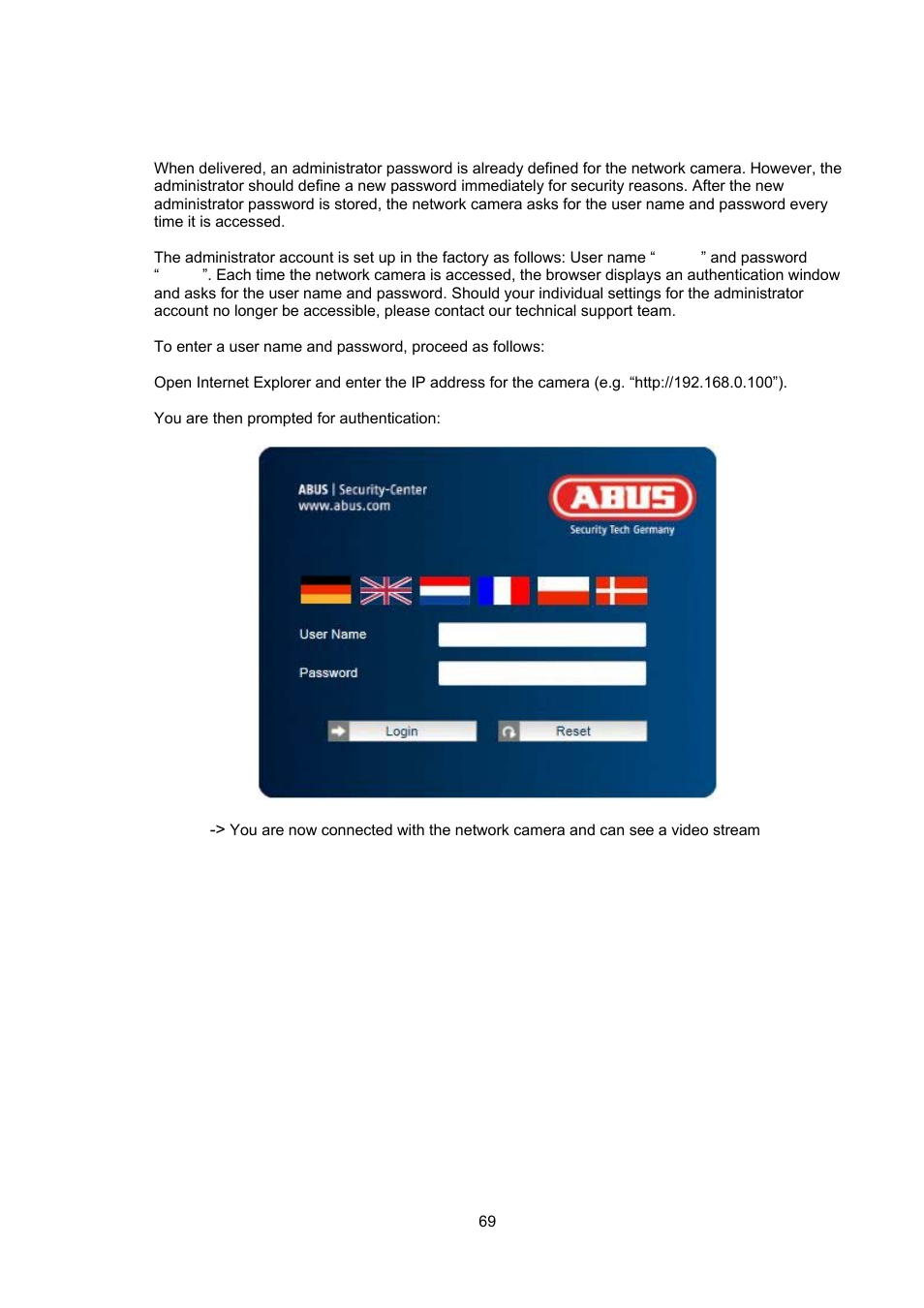 ABUS TVIP52502 Operating instructions User Manual | Page 69 / 385