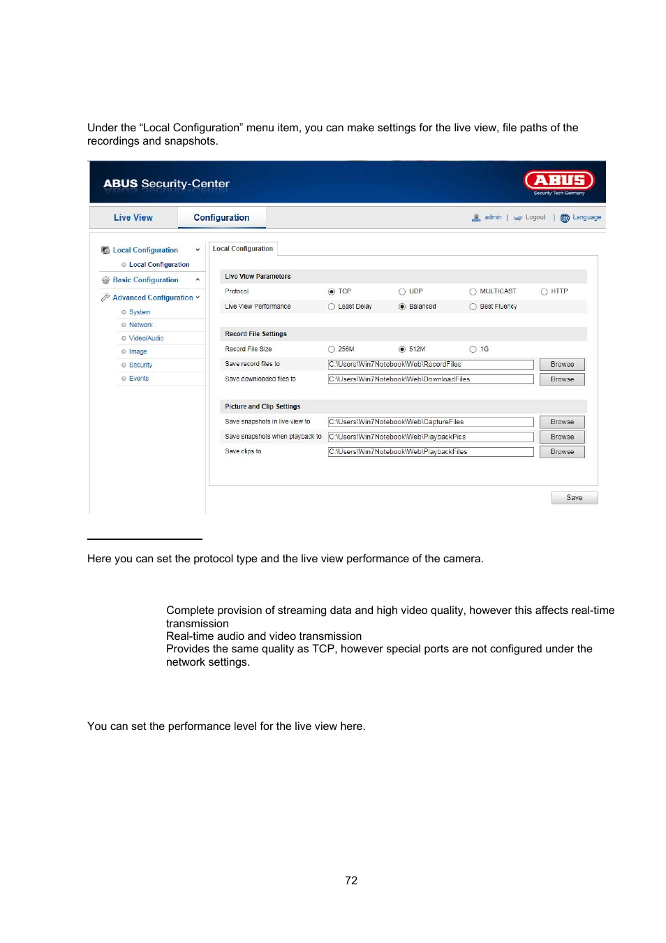 ABUS TVIP52502 Operating instructions User Manual | Page 72 / 385