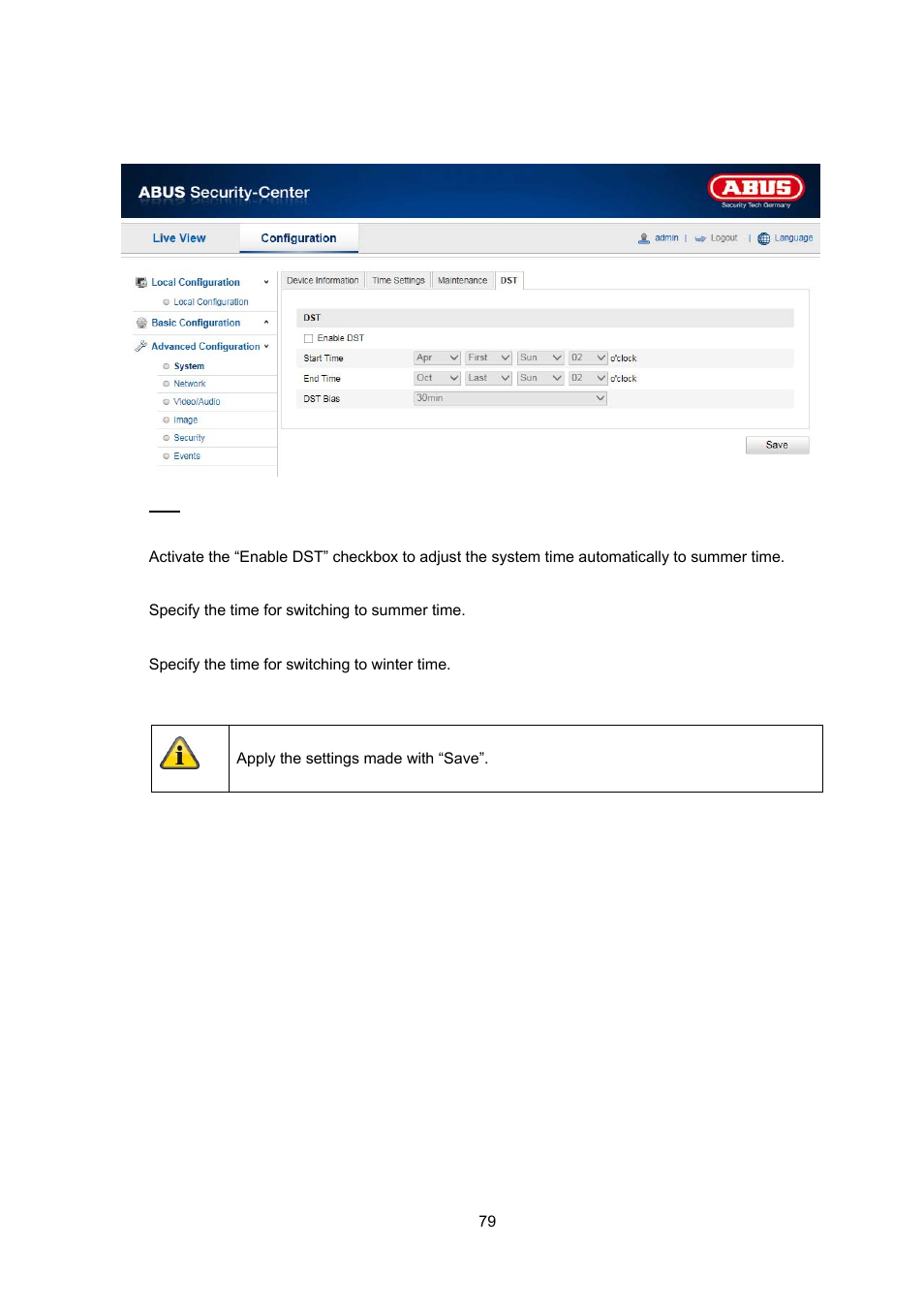 ABUS TVIP52502 Operating instructions User Manual | Page 79 / 385