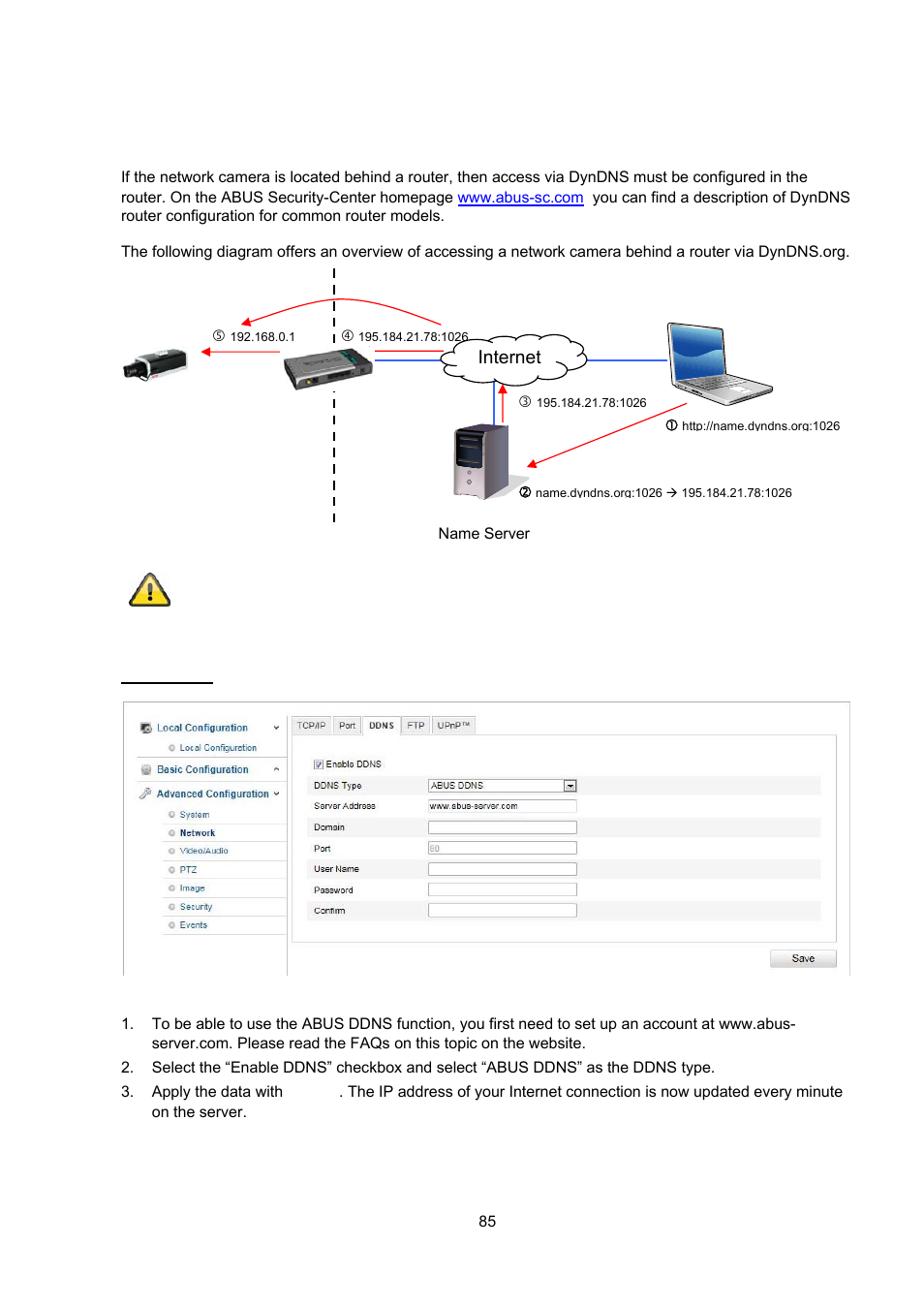 ABUS TVIP52502 Operating instructions User Manual | Page 85 / 385