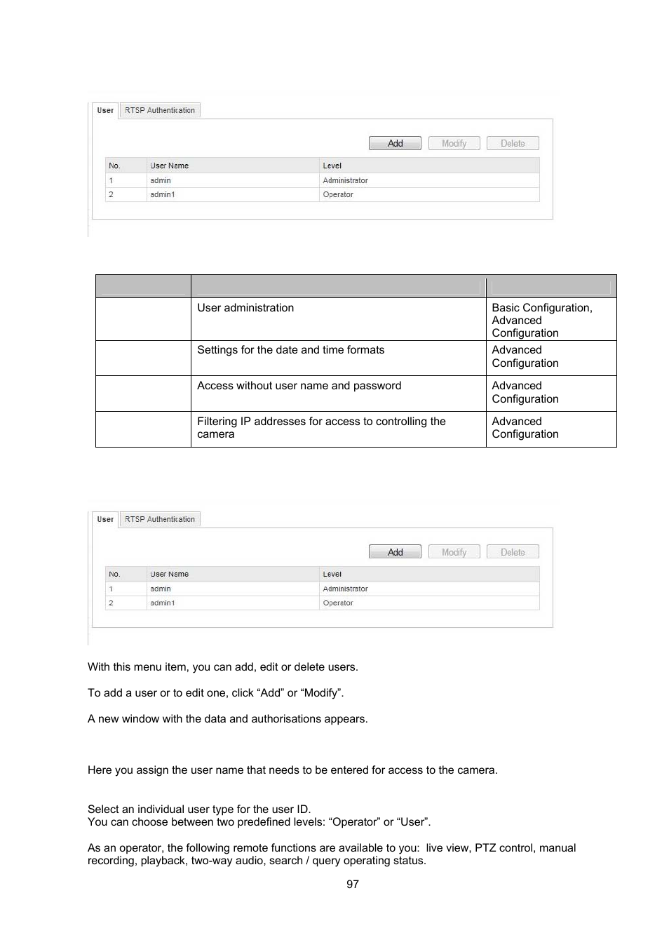 ABUS TVIP52502 Operating instructions User Manual | Page 97 / 385