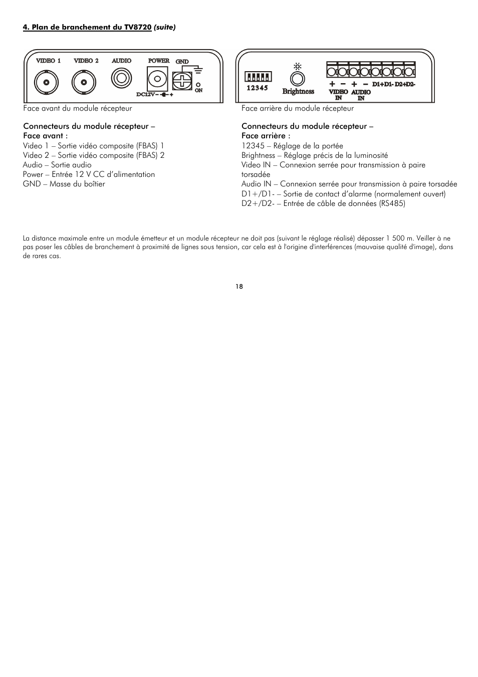 ABUS TV8720 User Manual | Page 18 / 37