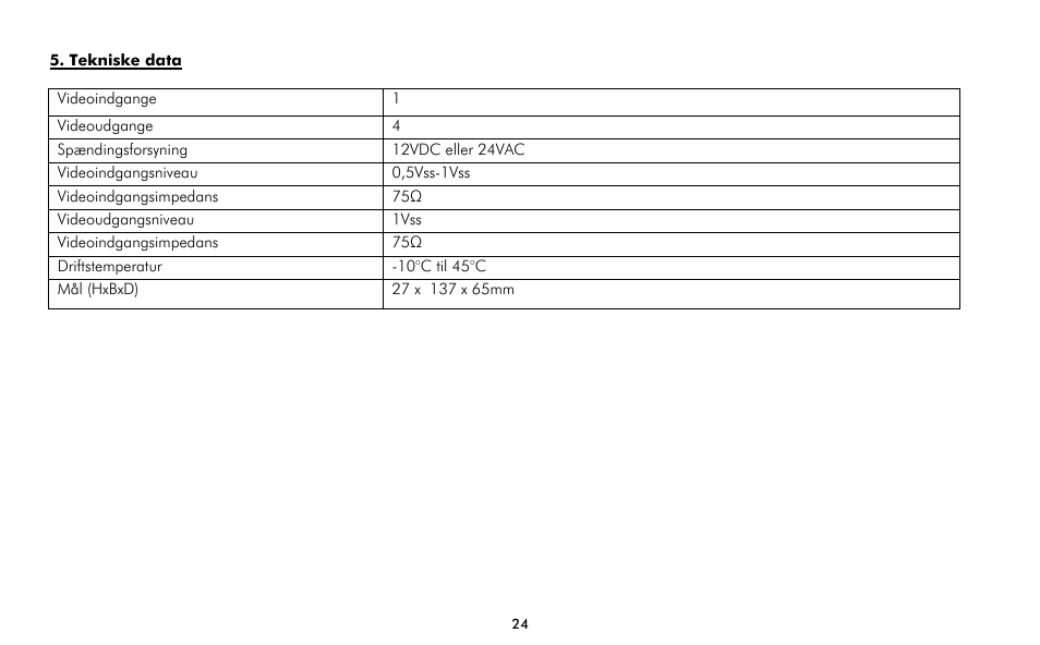 ABUS TV8726 User Manual | Page 24 / 24
