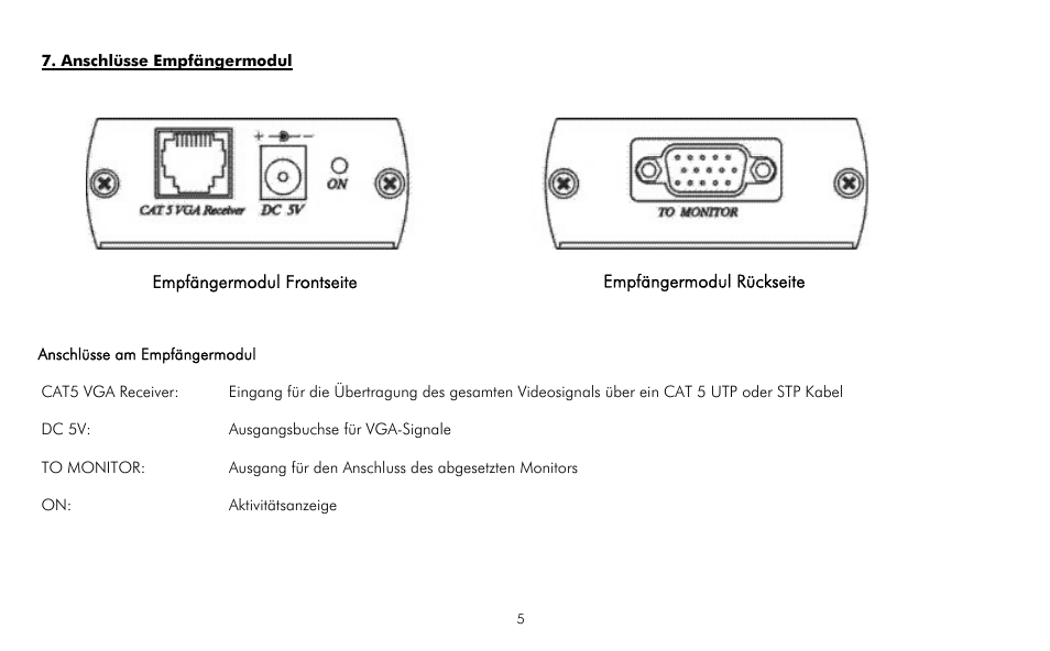 ABUS TV8761 User Manual | Page 5 / 35