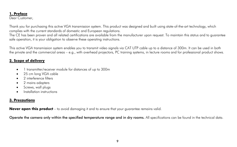 ABUS TV8761 User Manual | Page 9 / 35