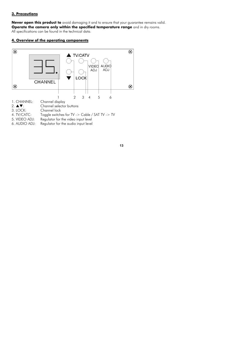 ABUS TV8682 User Manual | Page 13 / 60