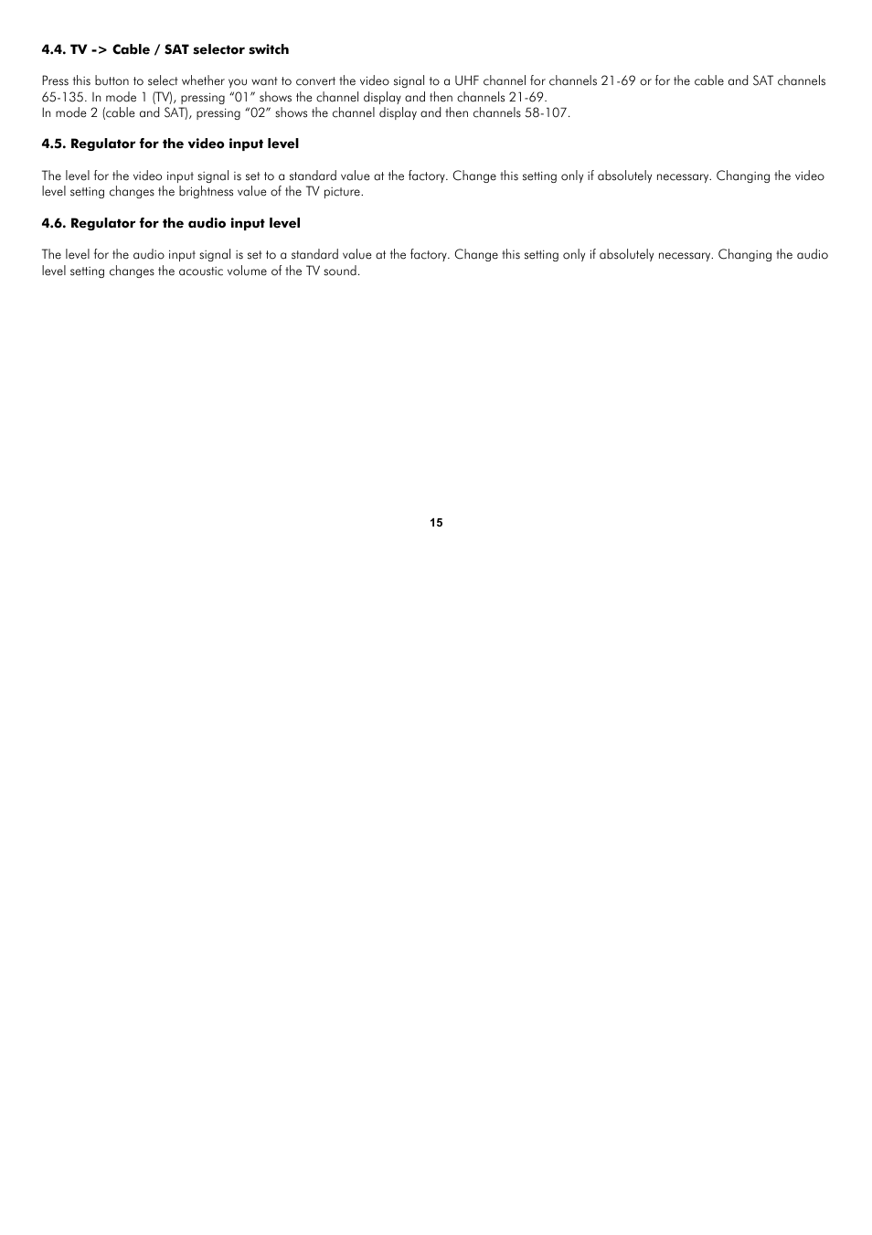 ABUS TV8682 User Manual | Page 15 / 60
