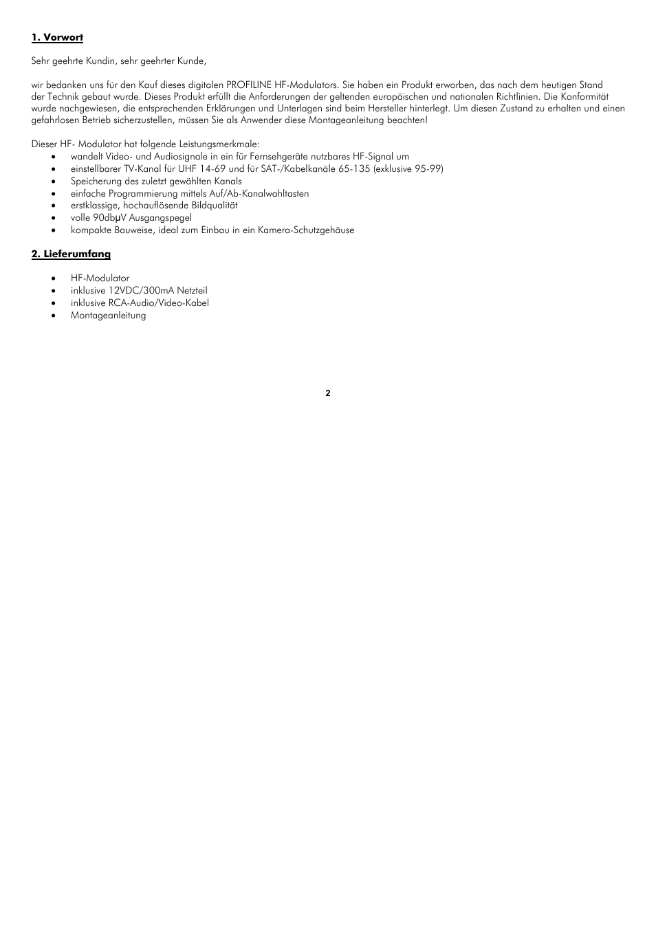 ABUS TV8682 User Manual | Page 2 / 60