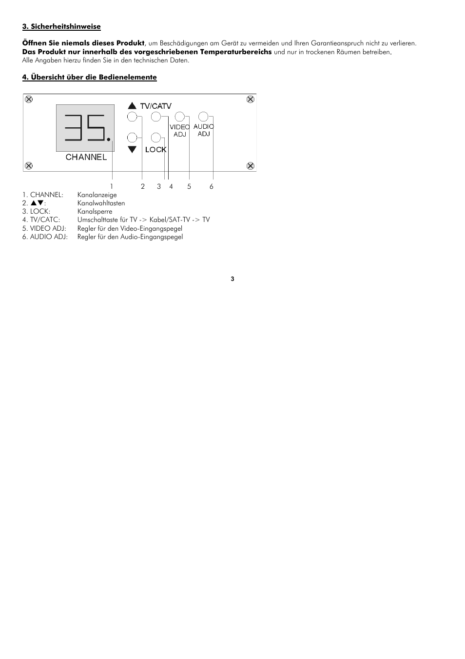 ABUS TV8682 User Manual | Page 3 / 60