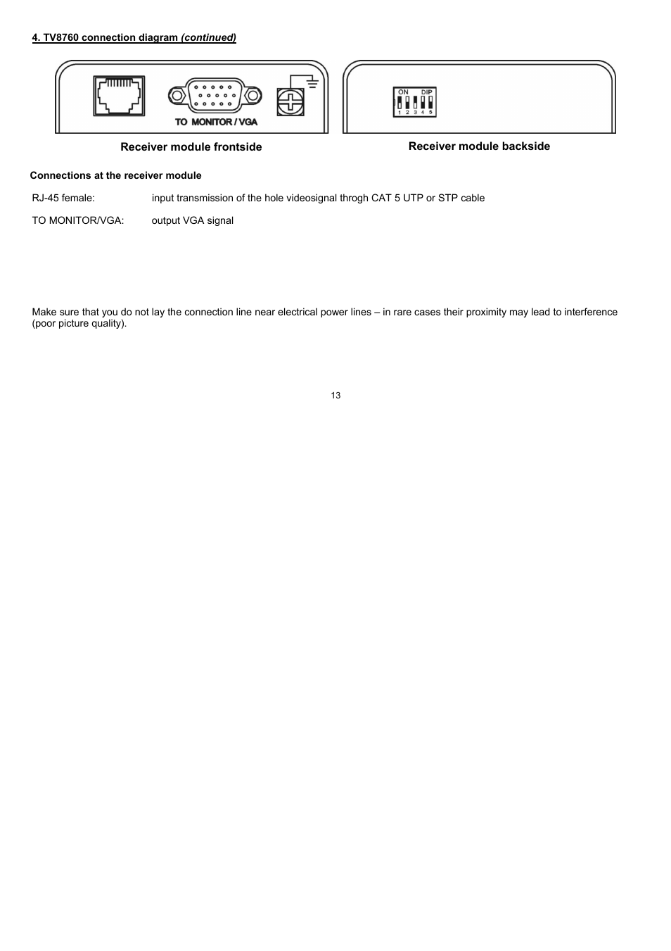 ABUS TV8760 User Manual | Page 13 / 48