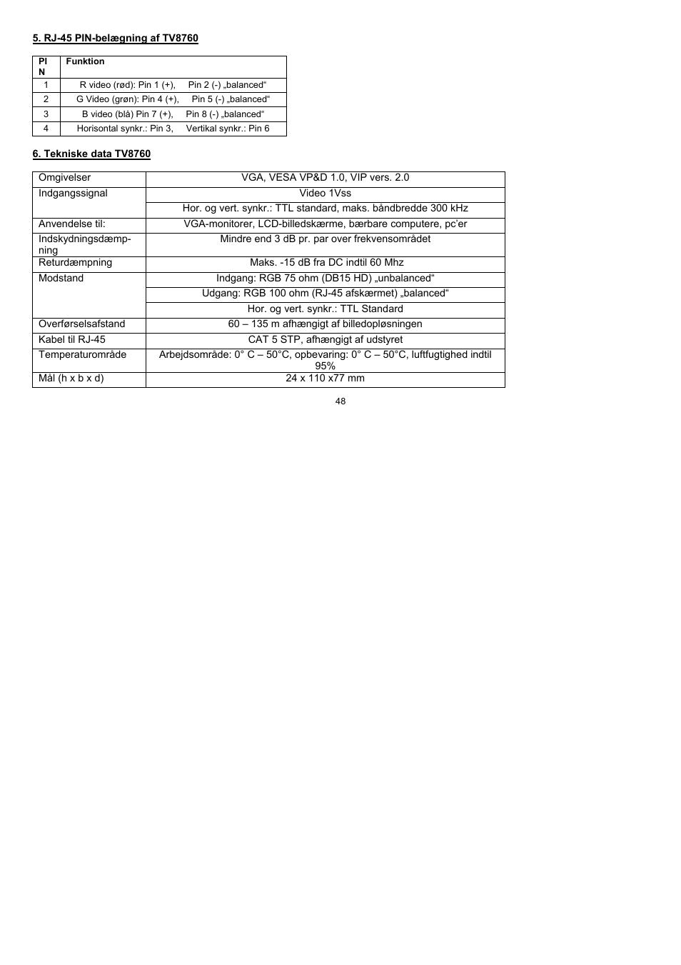 ABUS TV8760 User Manual | Page 48 / 48