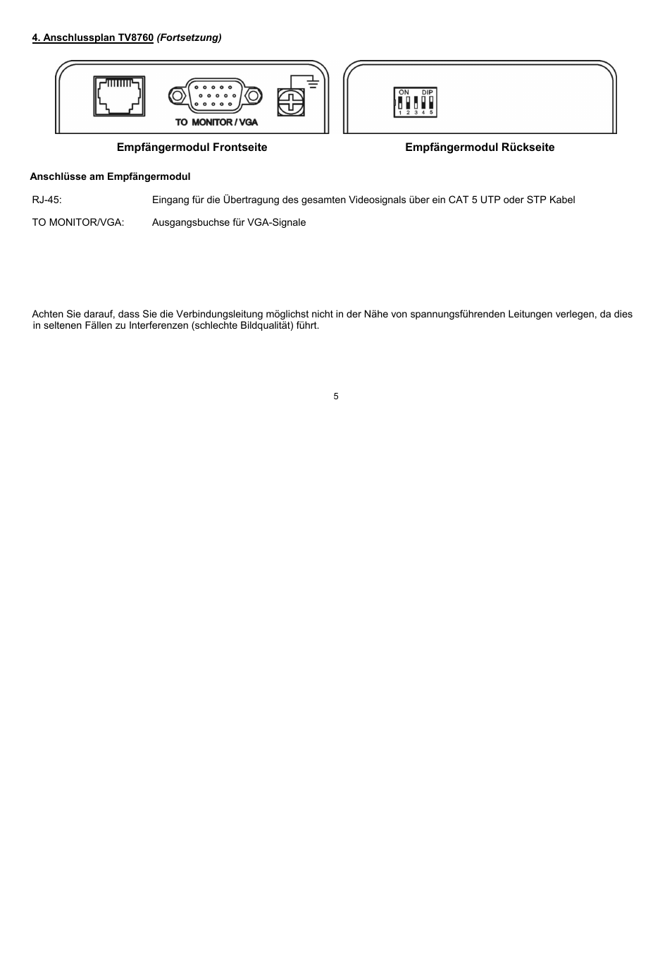 ABUS TV8760 User Manual | Page 5 / 48