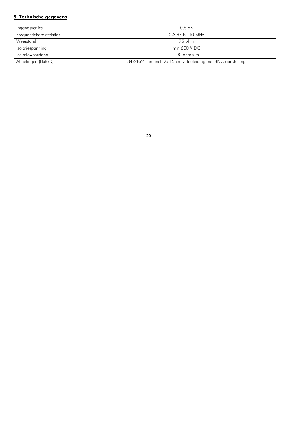 ABUS TV8727 User Manual | Page 20 / 24