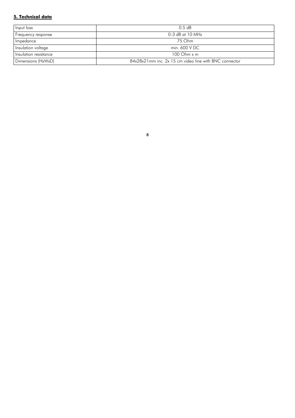 ABUS TV8727 User Manual | Page 8 / 24