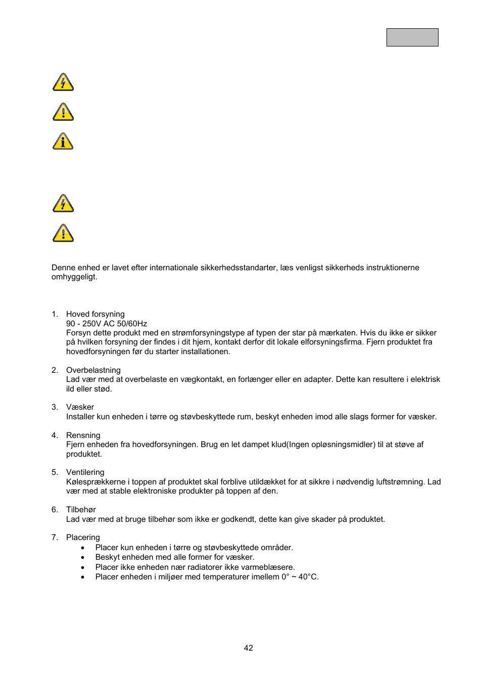 ABUS TVAC20000 User Manual | Page 45 / 52