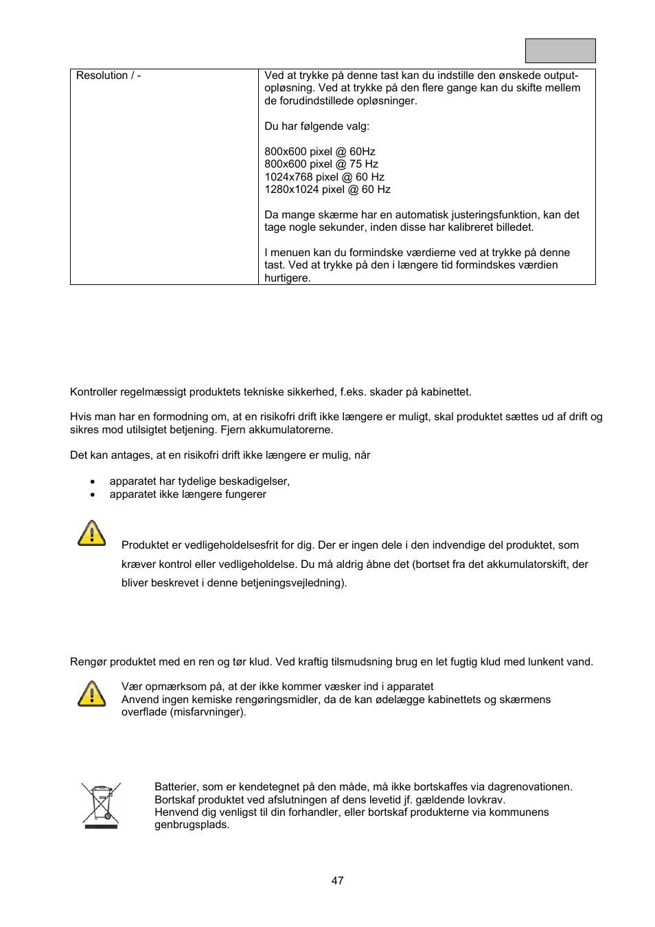 ABUS TVAC20000 User Manual | Page 50 / 52