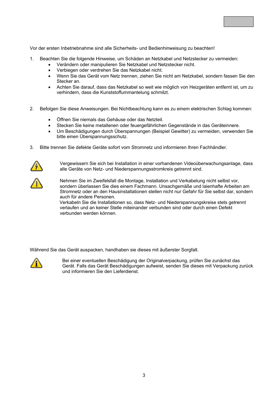 ABUS TVAC20000 User Manual | Page 6 / 52