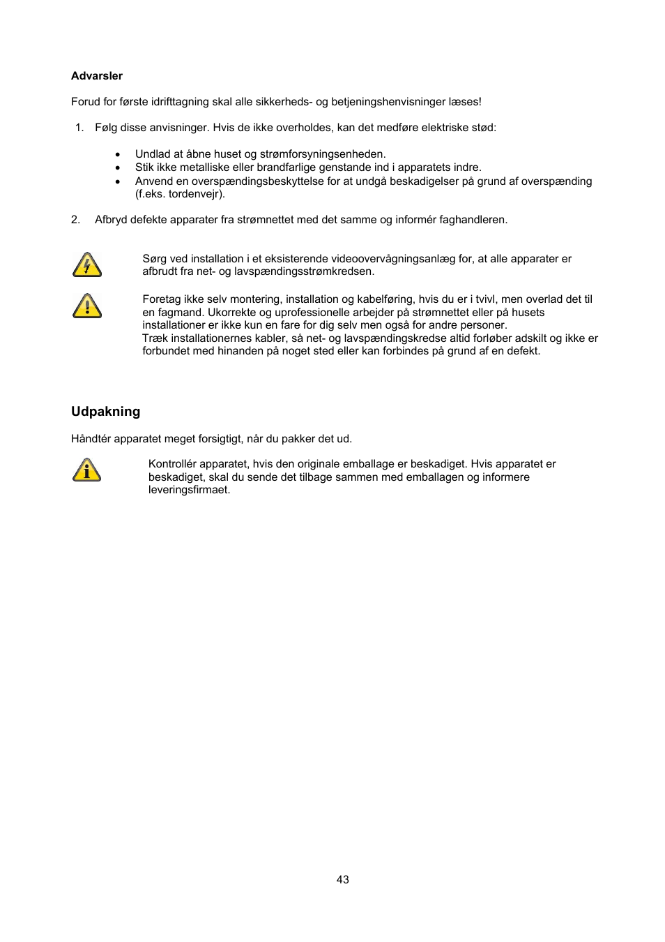 ABUS TVAC22000 User Manual | Page 43 / 58