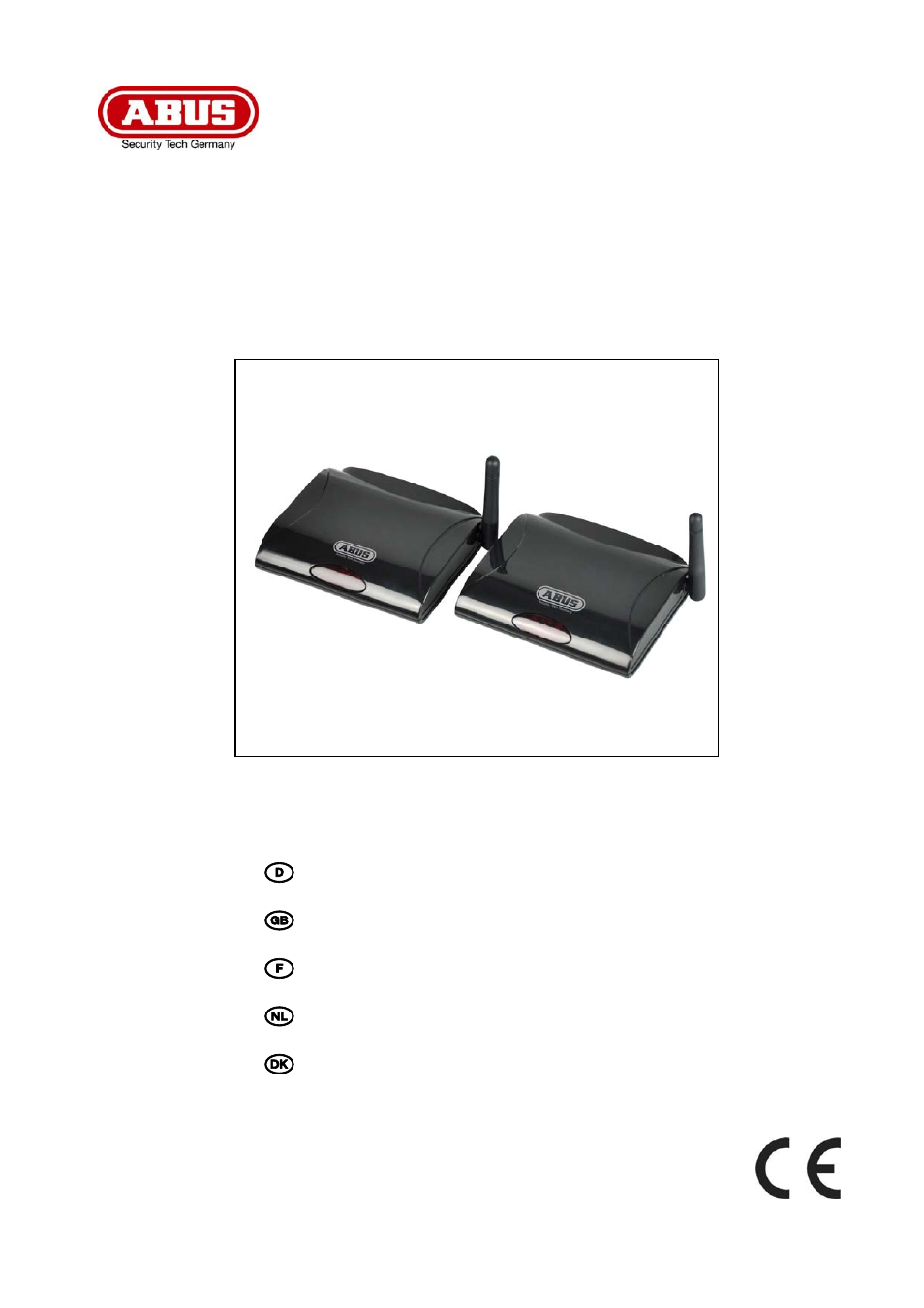 ABUS TVAC15100 User Manual | 58 pages