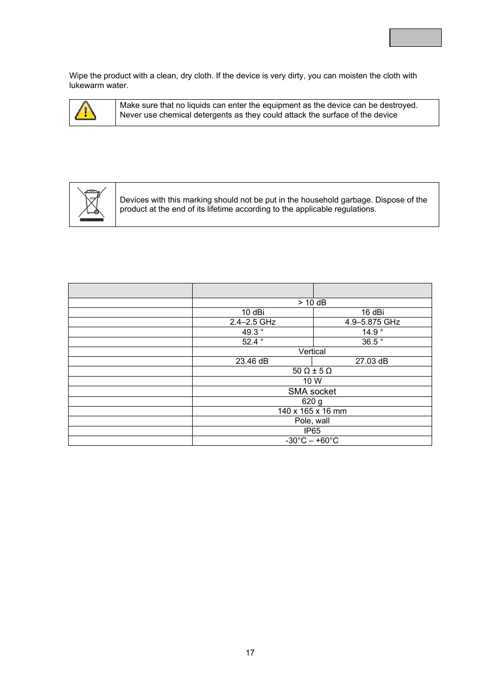 ABUS TVAC17000 User Manual | Page 20 / 48