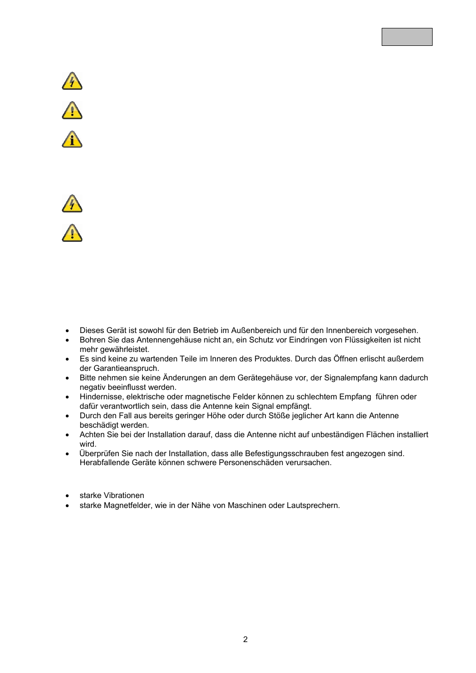 ABUS TVAC17000 User Manual | Page 5 / 48