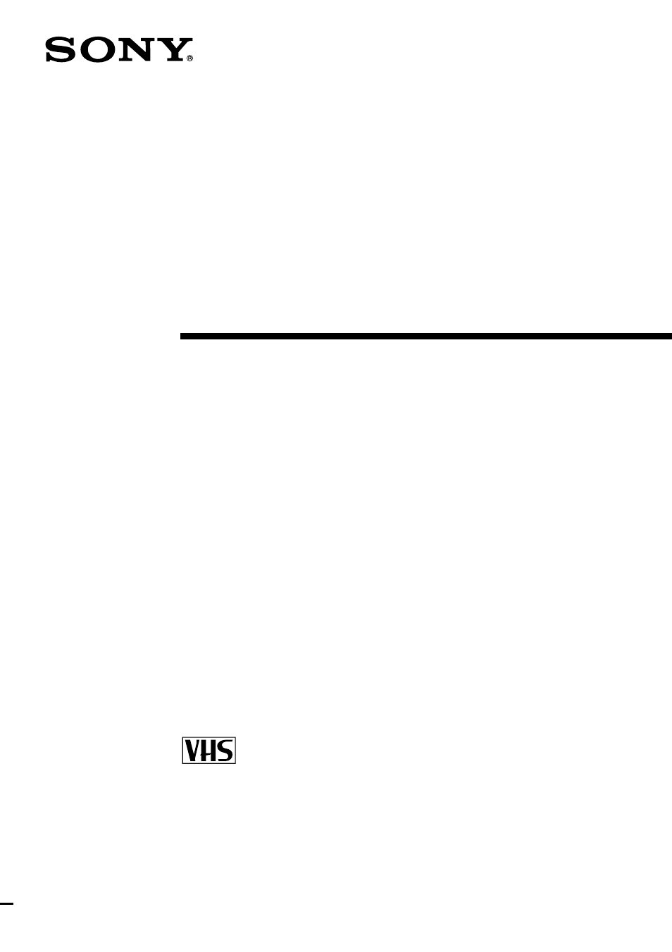Sony SLV-SE10EE User Manual | 56 pages